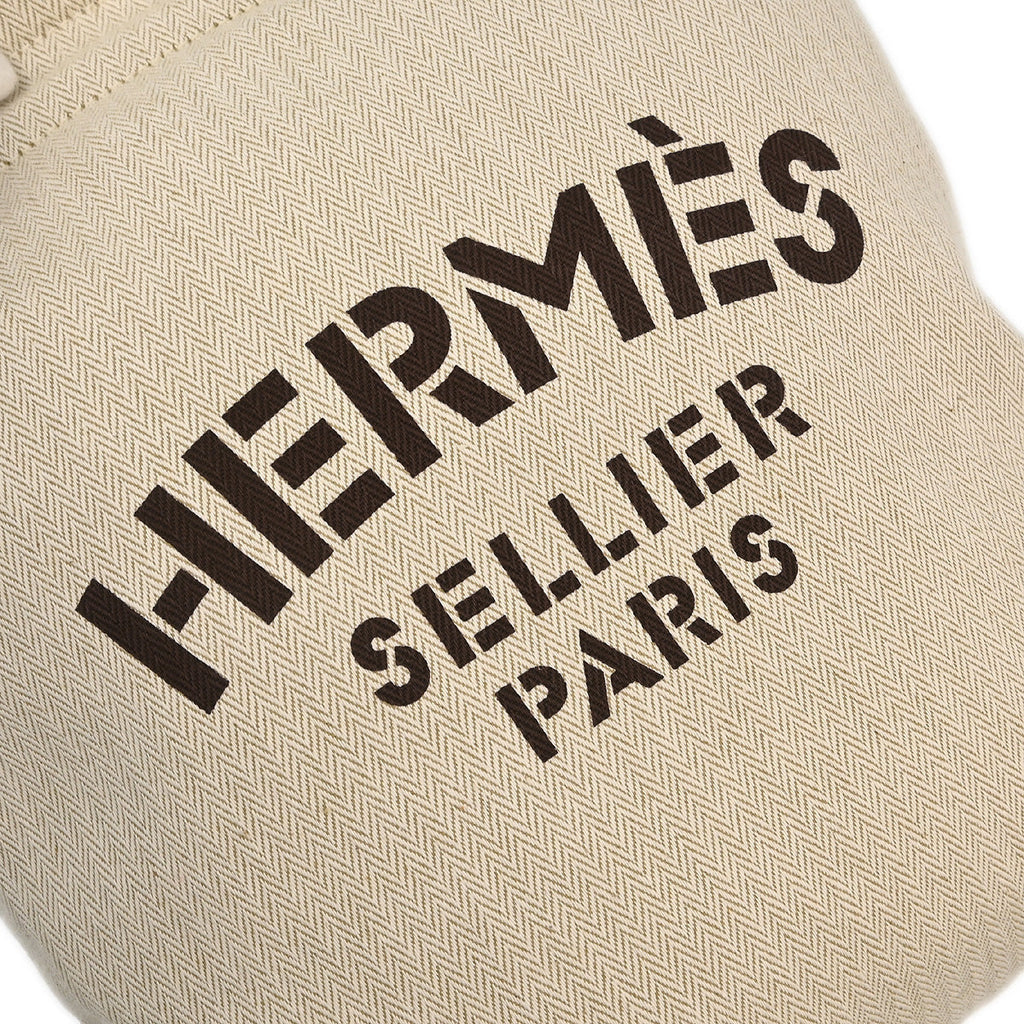 Hermes 2012 Beige Toile Chevrons Aline MM Shoulder Bag