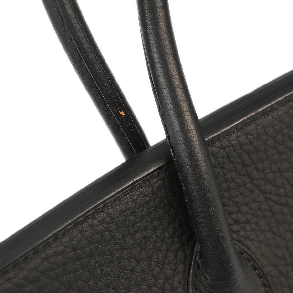 Hermes 2010 Black Taurillon Clemence Birkin 30 Handbag