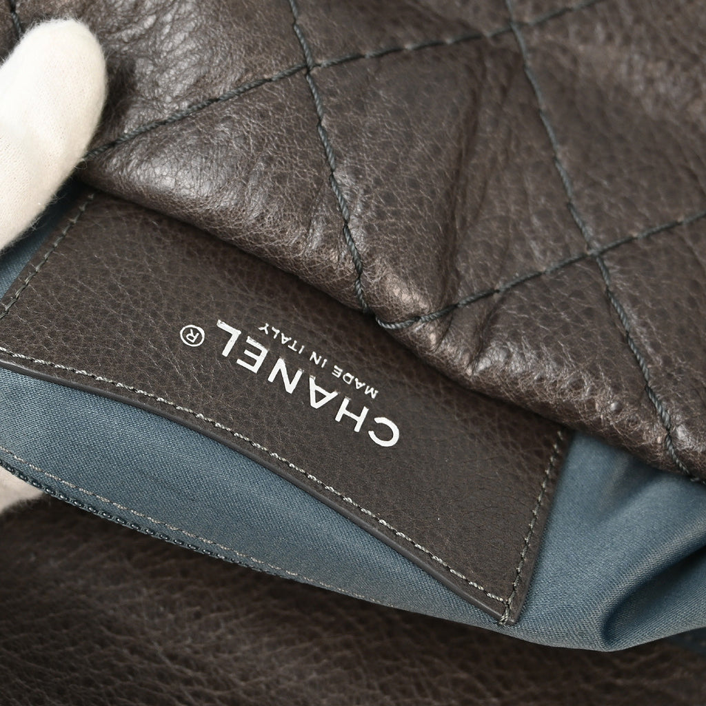 Chanel 2011 Brown Calfskin On-the-Road Handbag