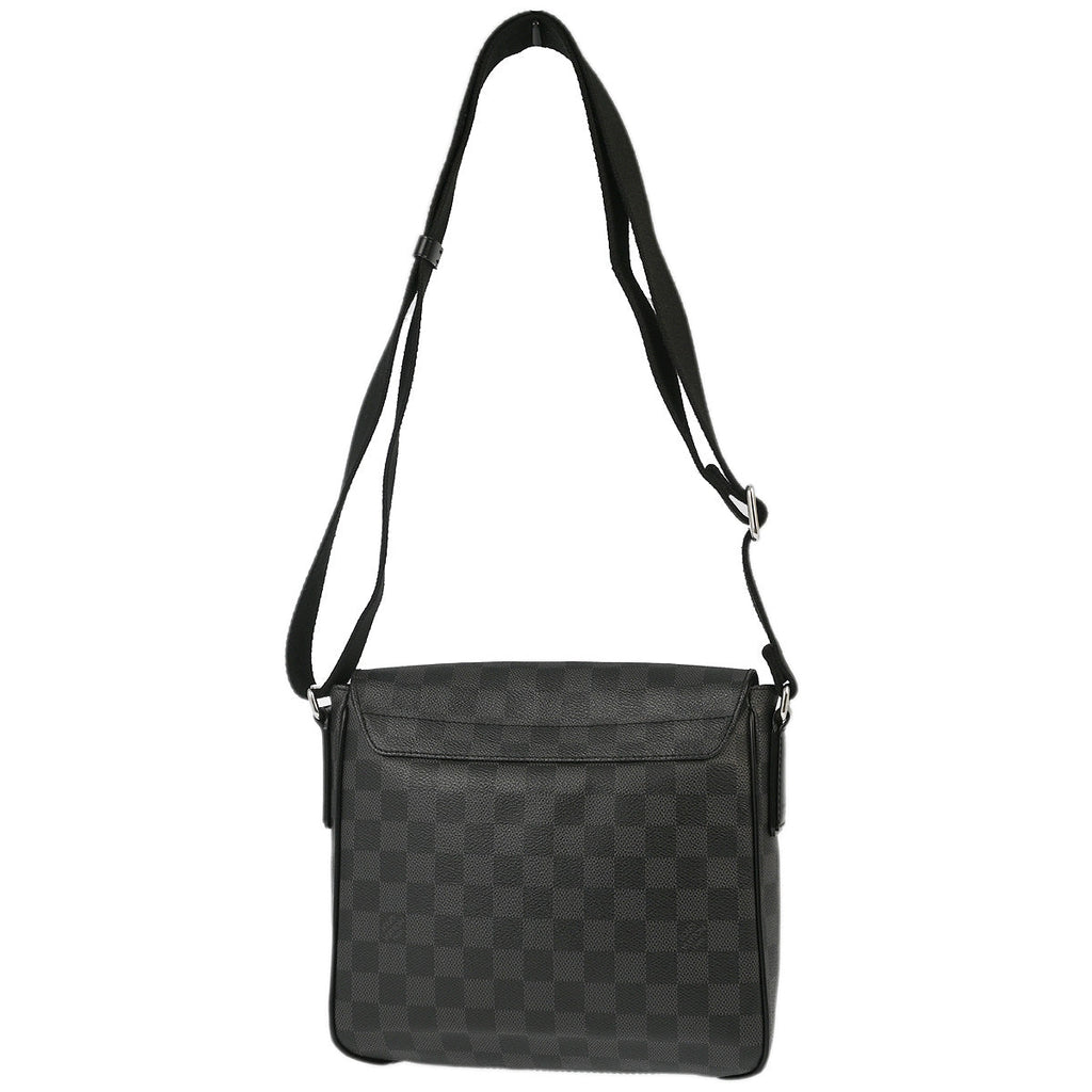 Louis Vuitton 2013 Damier Graphite District PM Shoulder Bag N41260