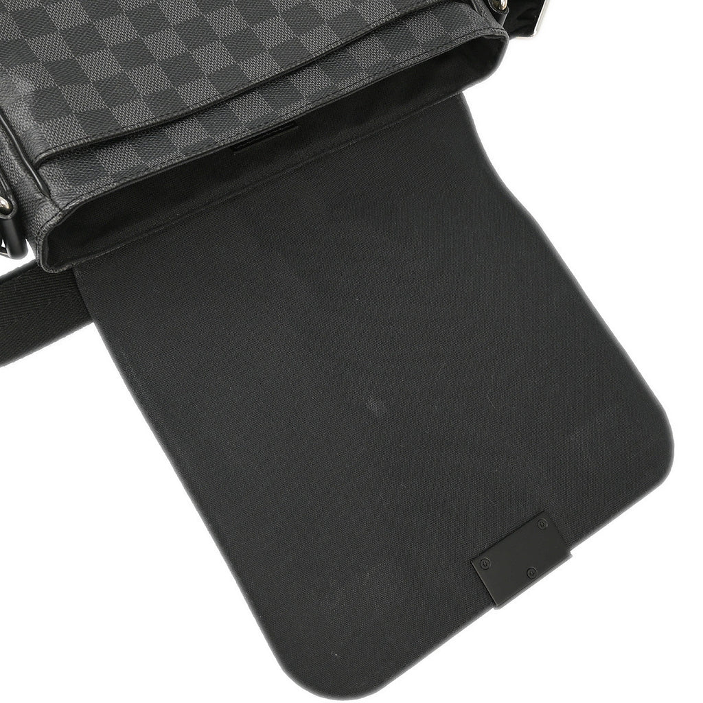 Louis Vuitton 2013 Damier Graphite District PM Shoulder Bag N41260