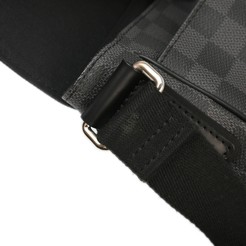 Louis Vuitton 2013 Damier Graphite District PM Shoulder Bag N41260