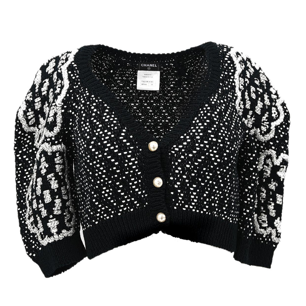 Chanel 2014-2015 Cardigan Black #34