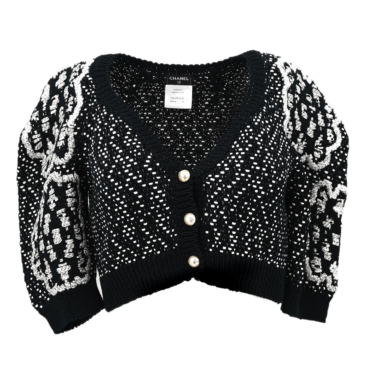Chanel 2014-2015 Cardigan Black #34