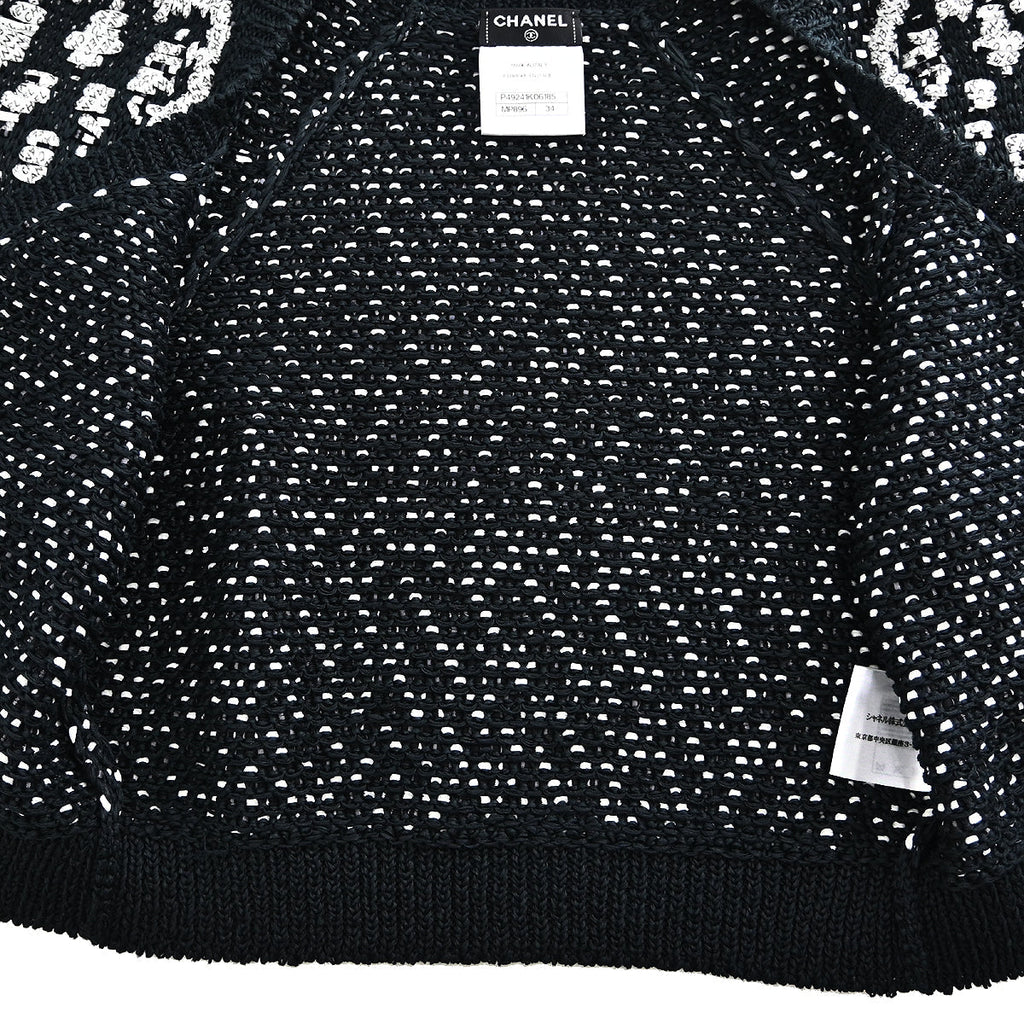 Chanel 2014-2015 Cardigan Black #34