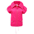 Chanel 2012 Zip Up Short Sleeve Jacket Pink #34
