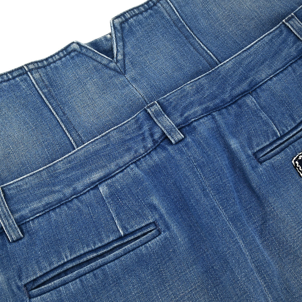 Chanel 2016 Denim Blue Skirt #36