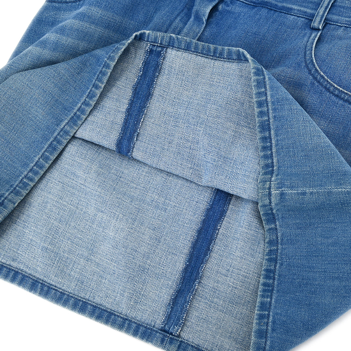 Chanel 2016 Denim Blue Skirt #36