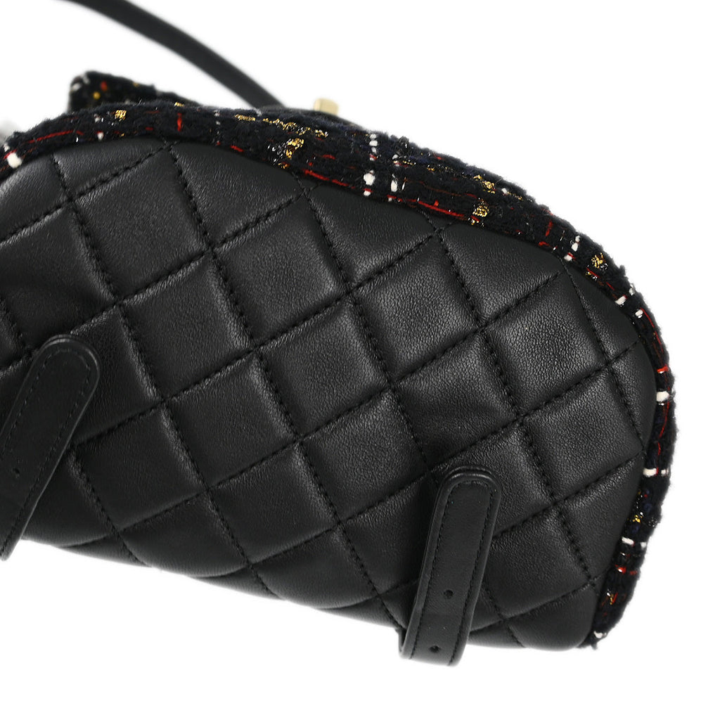 Chanel 2019 Black Tweed Mini Urban Spirit Backpack