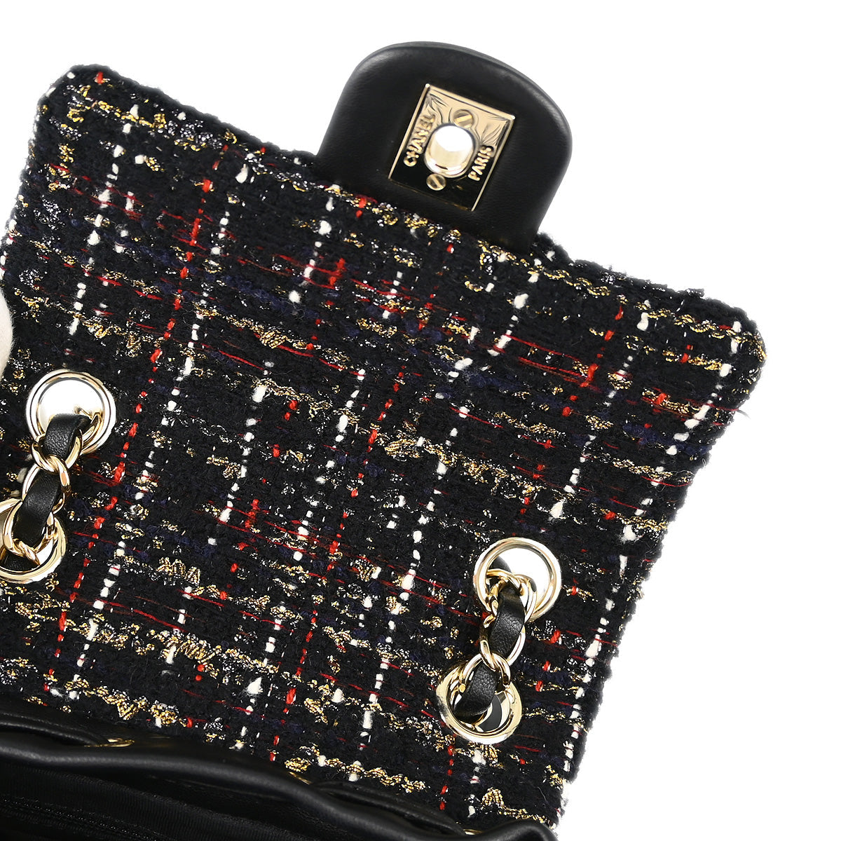 Chanel 2019 Black Tweed Mini Urban Spirit Backpack