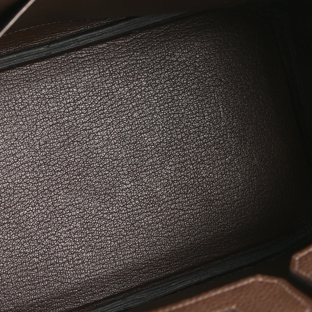 Hermes 2011 Chocolat Togo Birkin 25 Handbag
