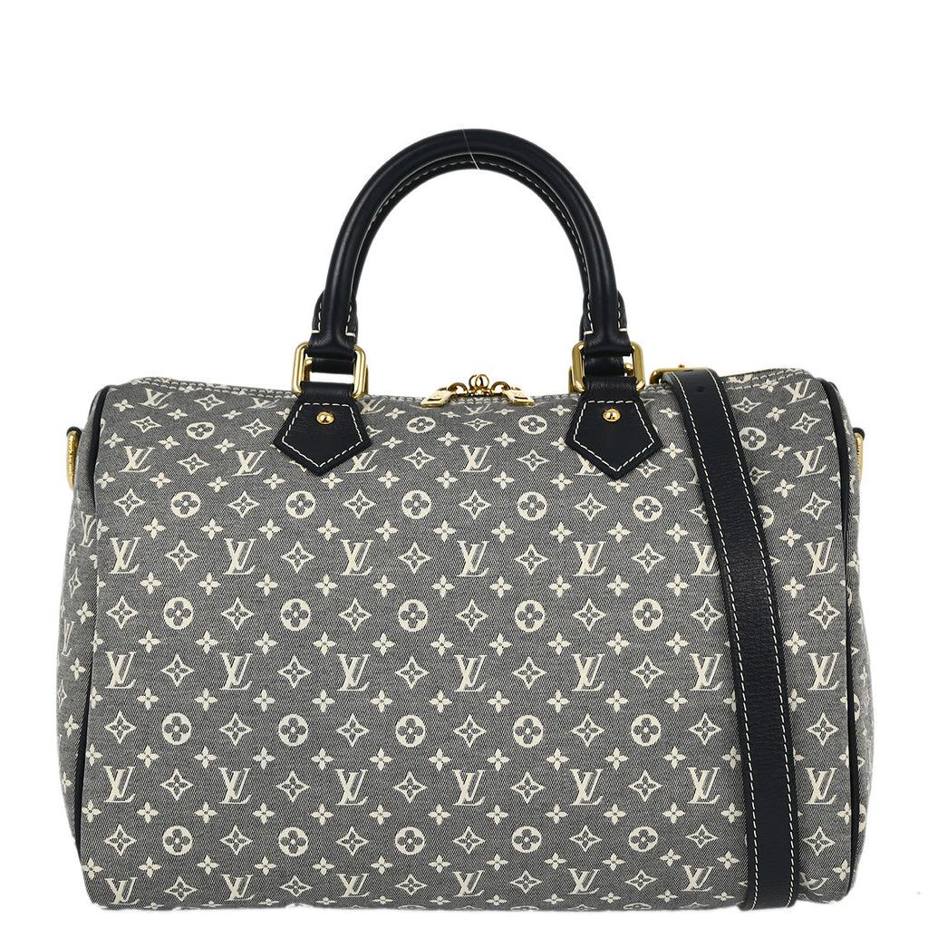 Louis Vuitton 2010 Gray Monogram Idylle Speedy Bandouliere 30 M56703
