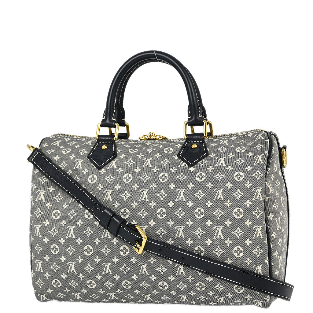 Louis Vuitton 2010 Gray Monogram Idylle Speedy Bandouliere 30 M56703
