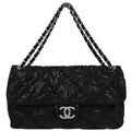 Chanel 2010-2011 Black Calfskin Ultra Stitch Chain Shoulder Bag