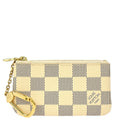 Louis Vuitton 2013 Damier Azur Pochette Cles Coin Case Wallet N62659
