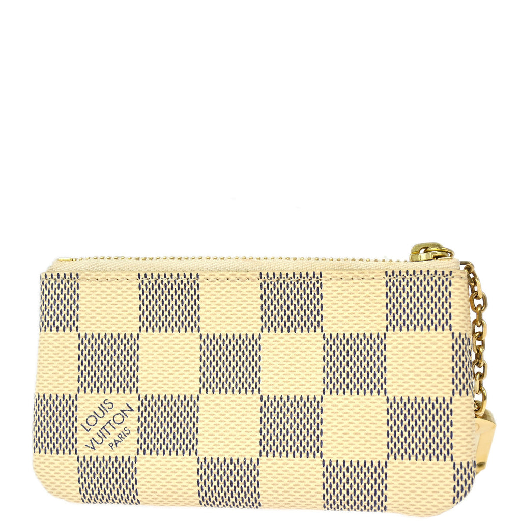 Louis Vuitton 2013 Damier Azur Pochette Cles Coin Case Wallet N62659