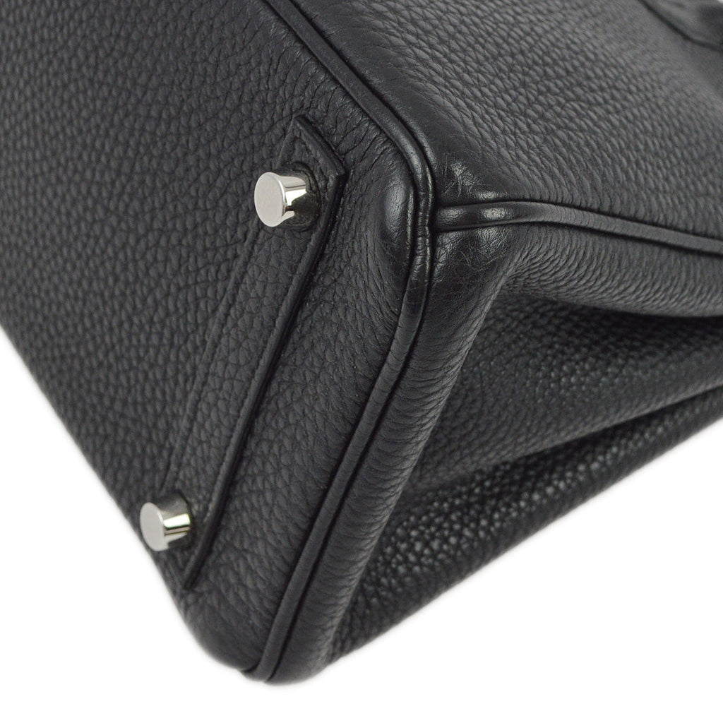 Hermes 2011 Black Togo Birkin 25 Handbag