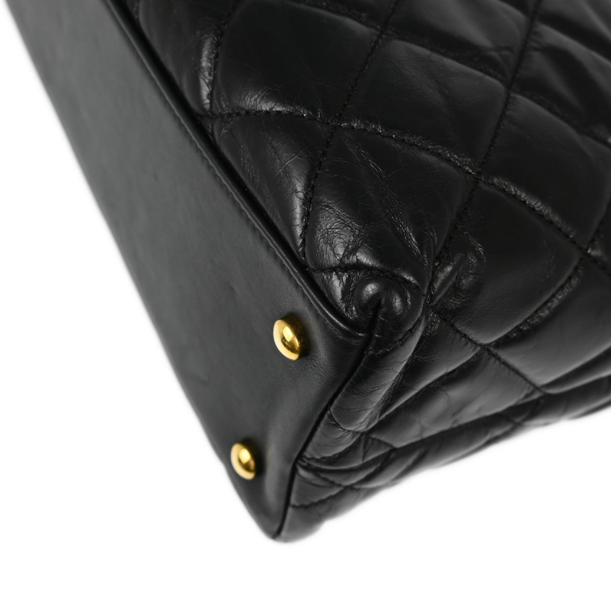 Chanel 2017 Paris in Rome Black Calfskin Castle Rock Tote 2way Handbag