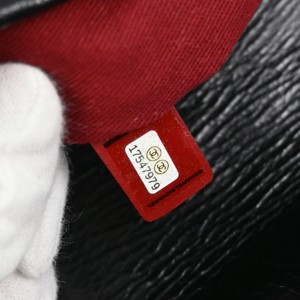 Chanel 2012-2013 Black Mouton Calfskin Backpack