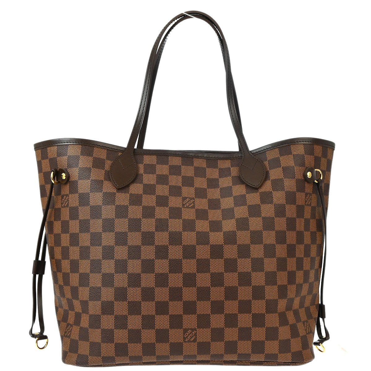 Louis Vuitton 2012 Damier Neverfull MM Shoulder Tote Bag N51105