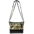 Chanel 2018-2019 Black Gold Calfskin Large Gabrielle Shoulder Bag