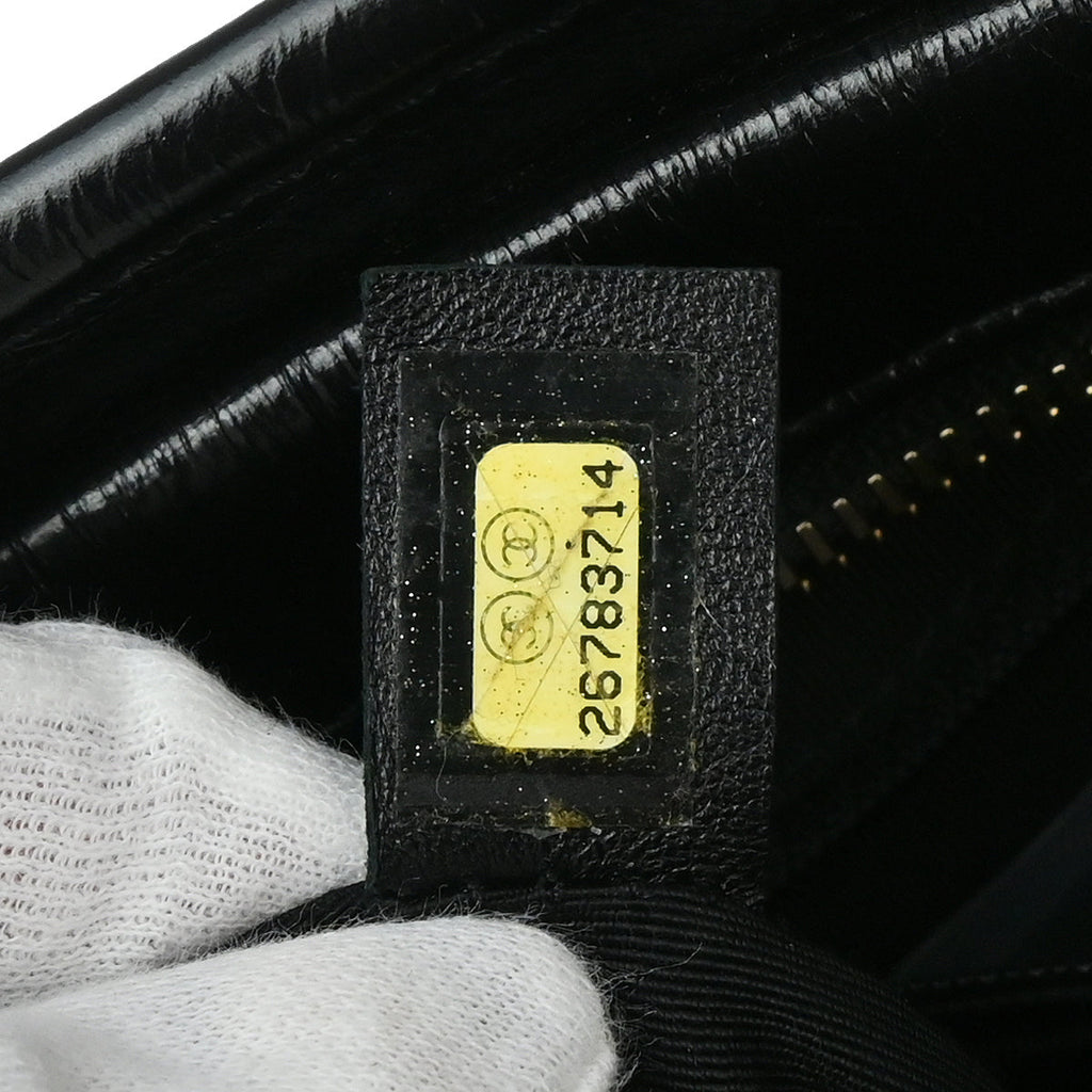 Chanel 2018-2019 Black Gold Calfskin Large Gabrielle Shoulder Bag