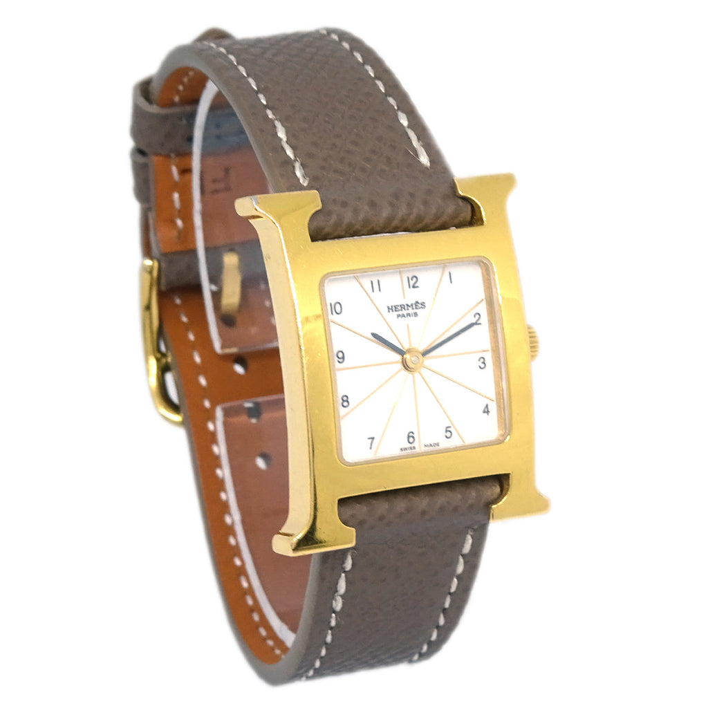 Hermes 2013 Ref.HH1.201 H Watch PM SS Brown
