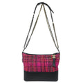 Chanel 2018-2019 Pink Tweed Calfskin Medium Gabrielle Shoulder Bag