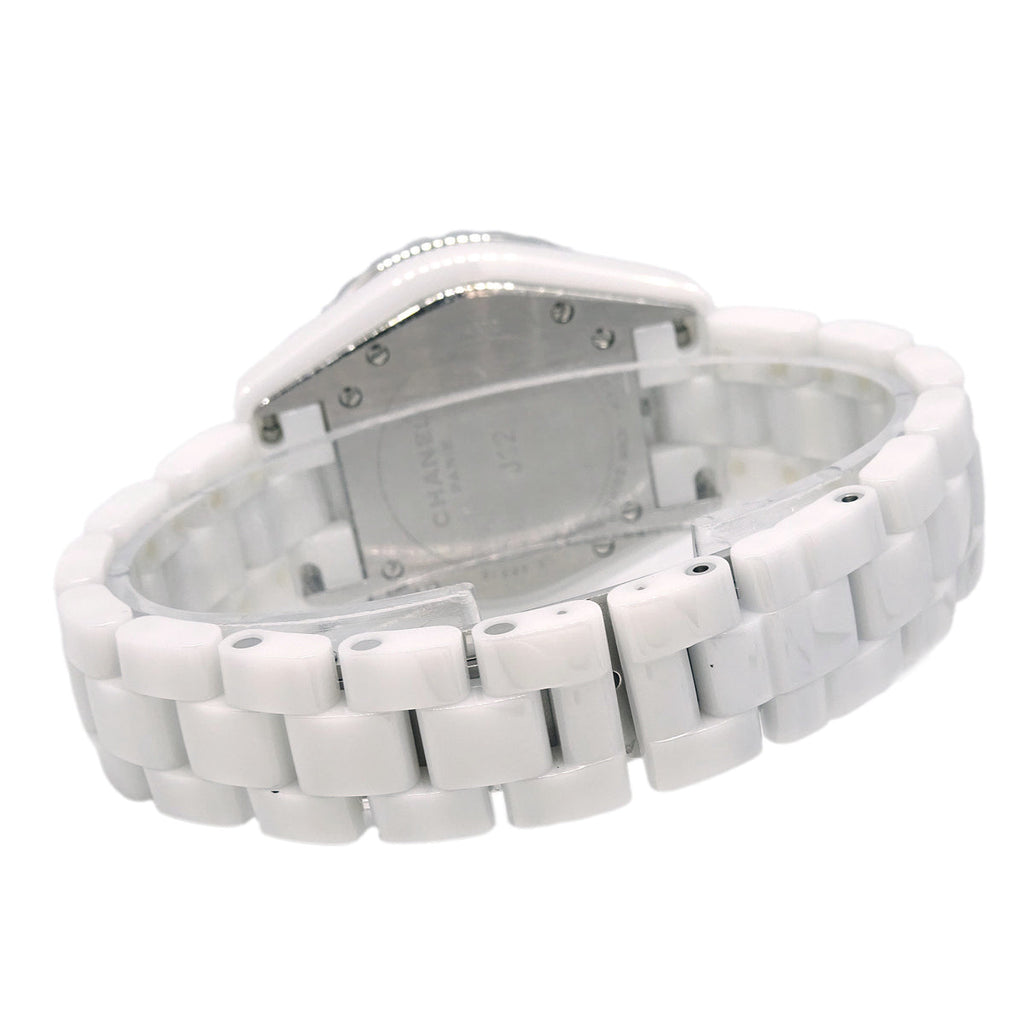 Chanel Ref.H0967 2008 J12 34mm Quartz Watch Ceramic Diamond