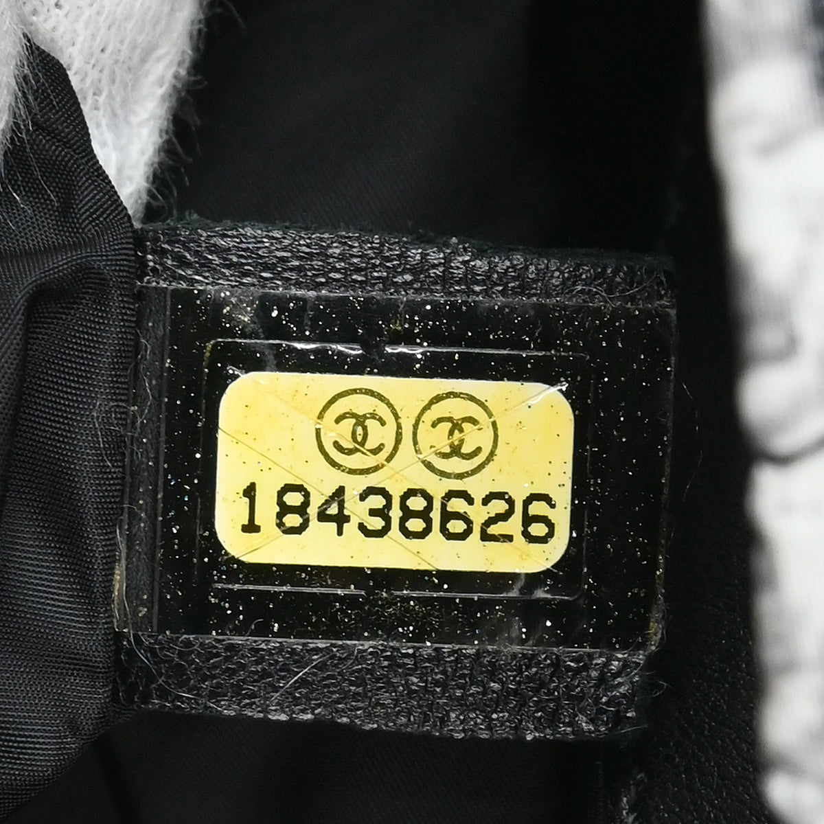 Chanel 2013-2014 Black White Tweed Print Backpack