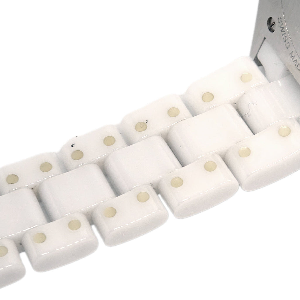 Chanel Ref.H1628 2009 J12 Quartz 33mm Watch Ceramic SS Diamond