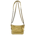 Chanel 2019 Gold Calfskin Small Gabrielle Shoulder Bag