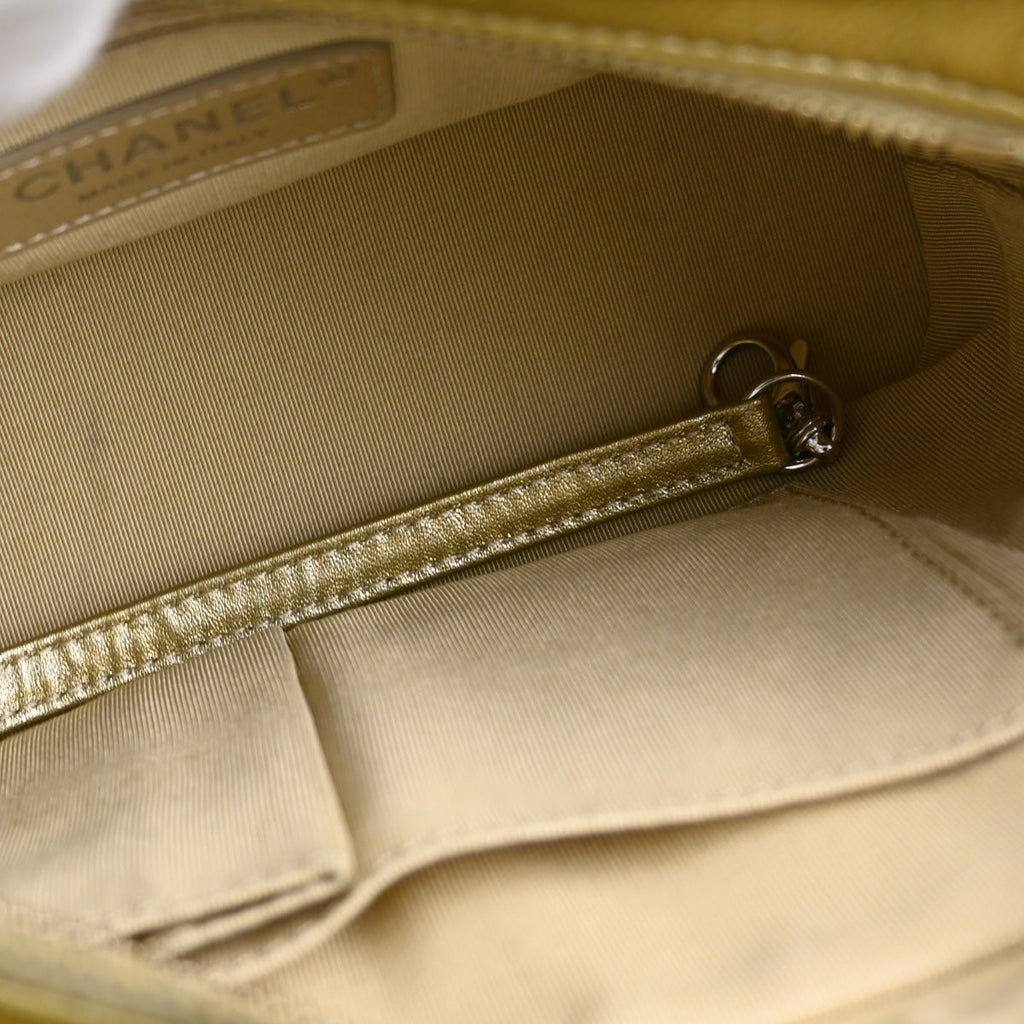Chanel 2019 Gold Calfskin Small Gabrielle Shoulder Bag