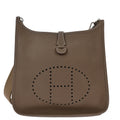 Hermes 2012 Etoupe Taurillon Clemence Evelyne 3 29 PM Shoulder Bag