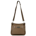 Hermes 2015 Etoupe Taurillon Clemence Jypsiere 31 Shoulder Bag