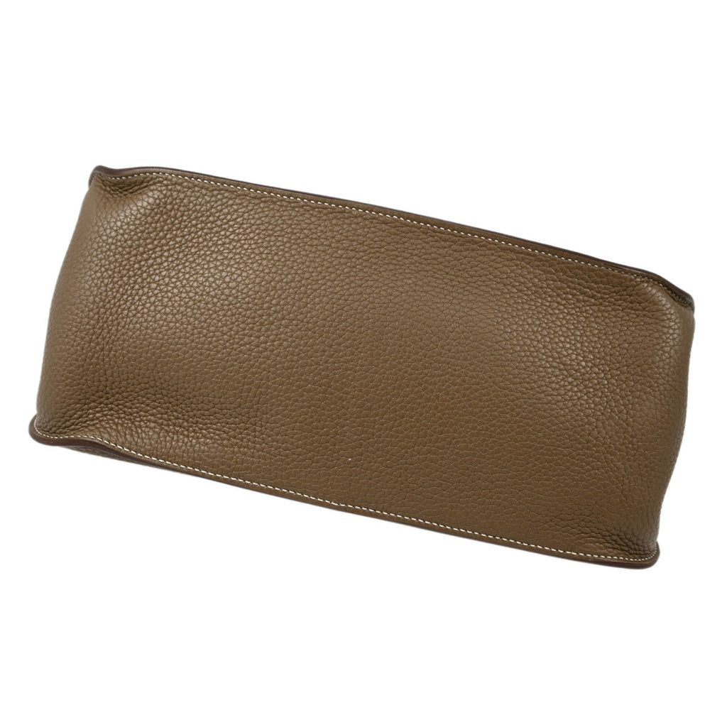 Hermes 2015 Etoupe Taurillon Clemence Jypsiere 31 Shoulder Bag