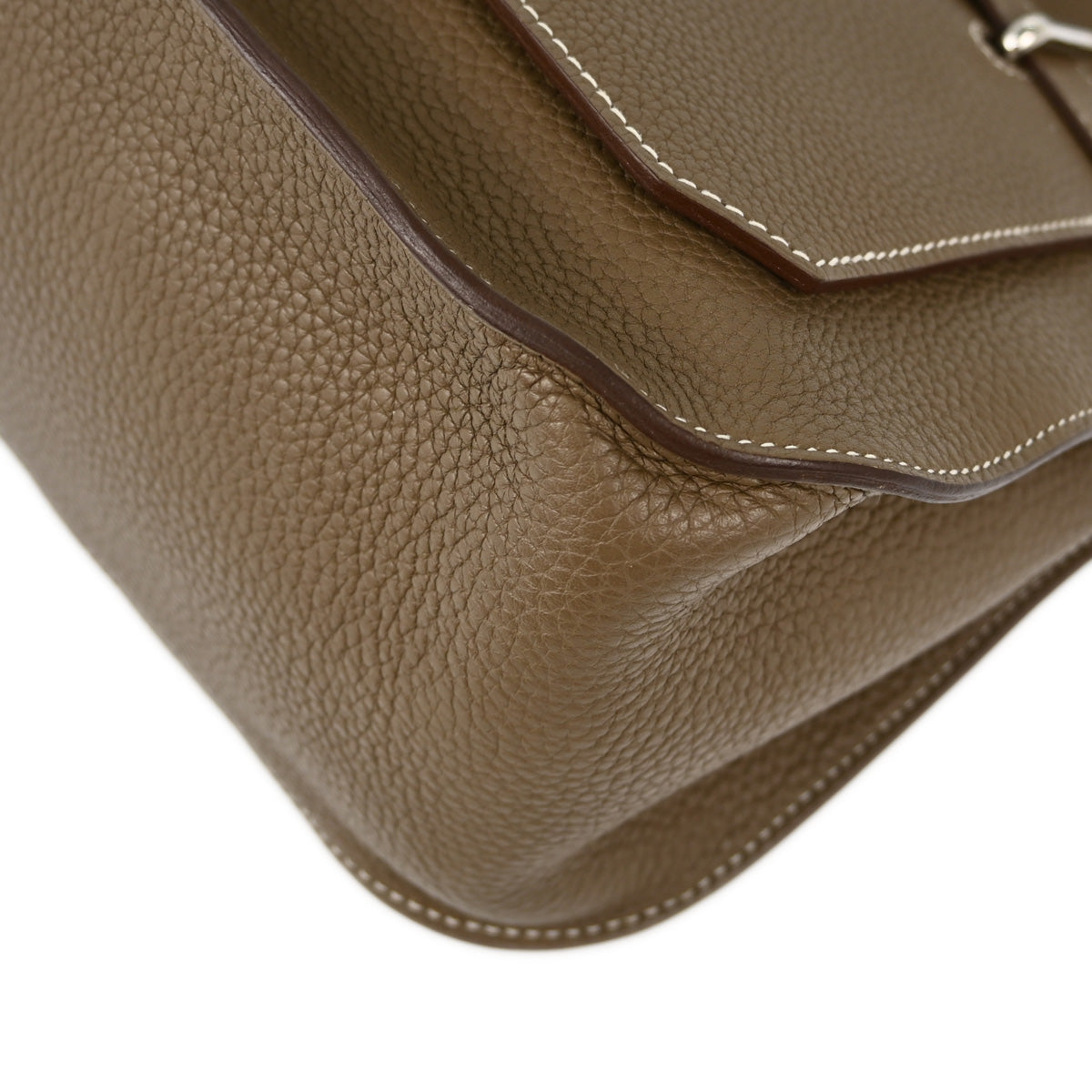 Hermes 2015 Etoupe Taurillon Clemence Jypsiere 31 Shoulder Bag