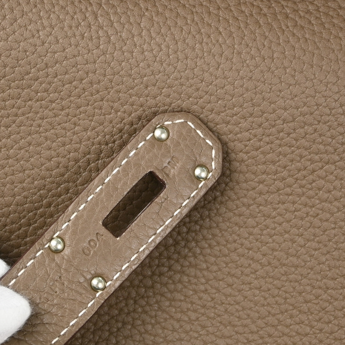 Hermes 2015 Etoupe Taurillon Clemence Jypsiere 31 Shoulder Bag