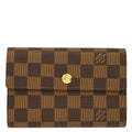 Louis Vuitton 2010 Damier Portefeuille Alexandra Wallet N63067
