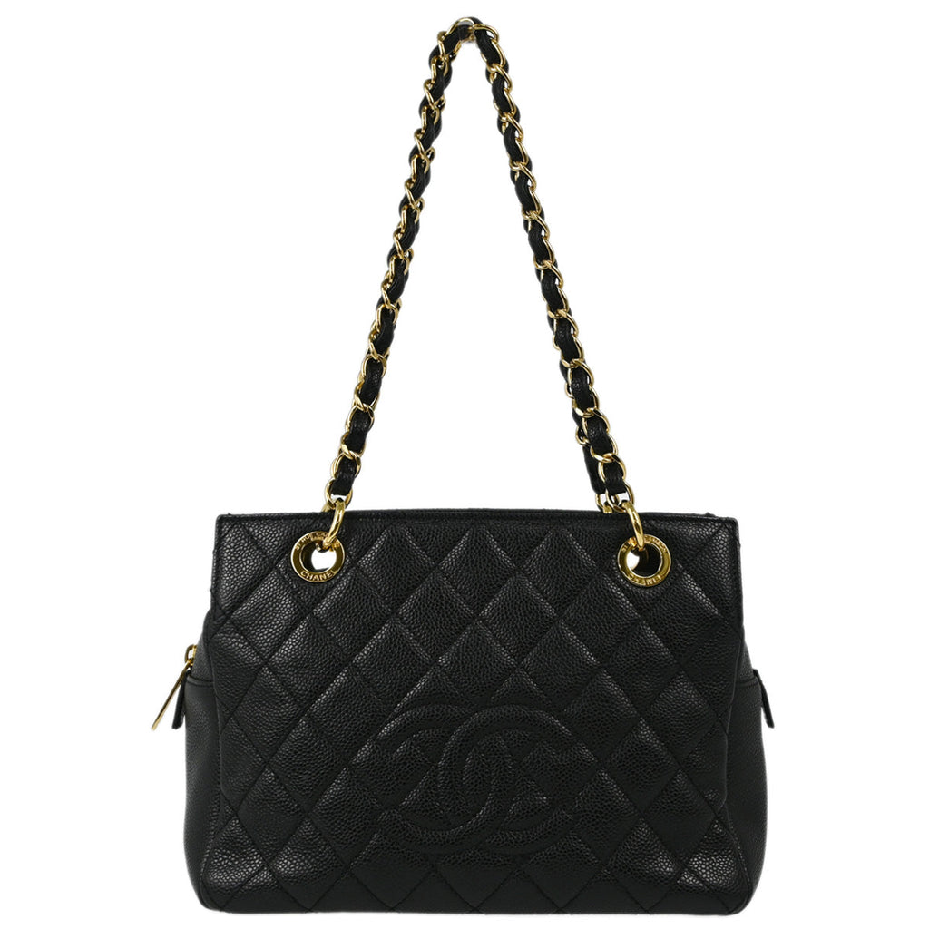 Chanel 2010-2011 Black Caviar Petit Timeless Tote PTT