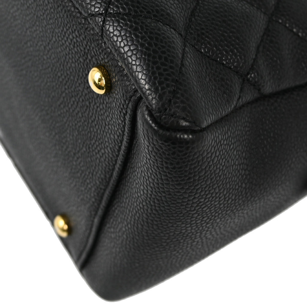 Chanel 2010-2011 Black Caviar Petit Timeless Tote PTT