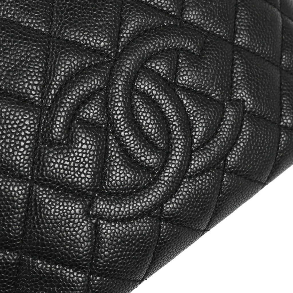 Chanel 2010-2011 Black Caviar Petit Timeless Tote PTT