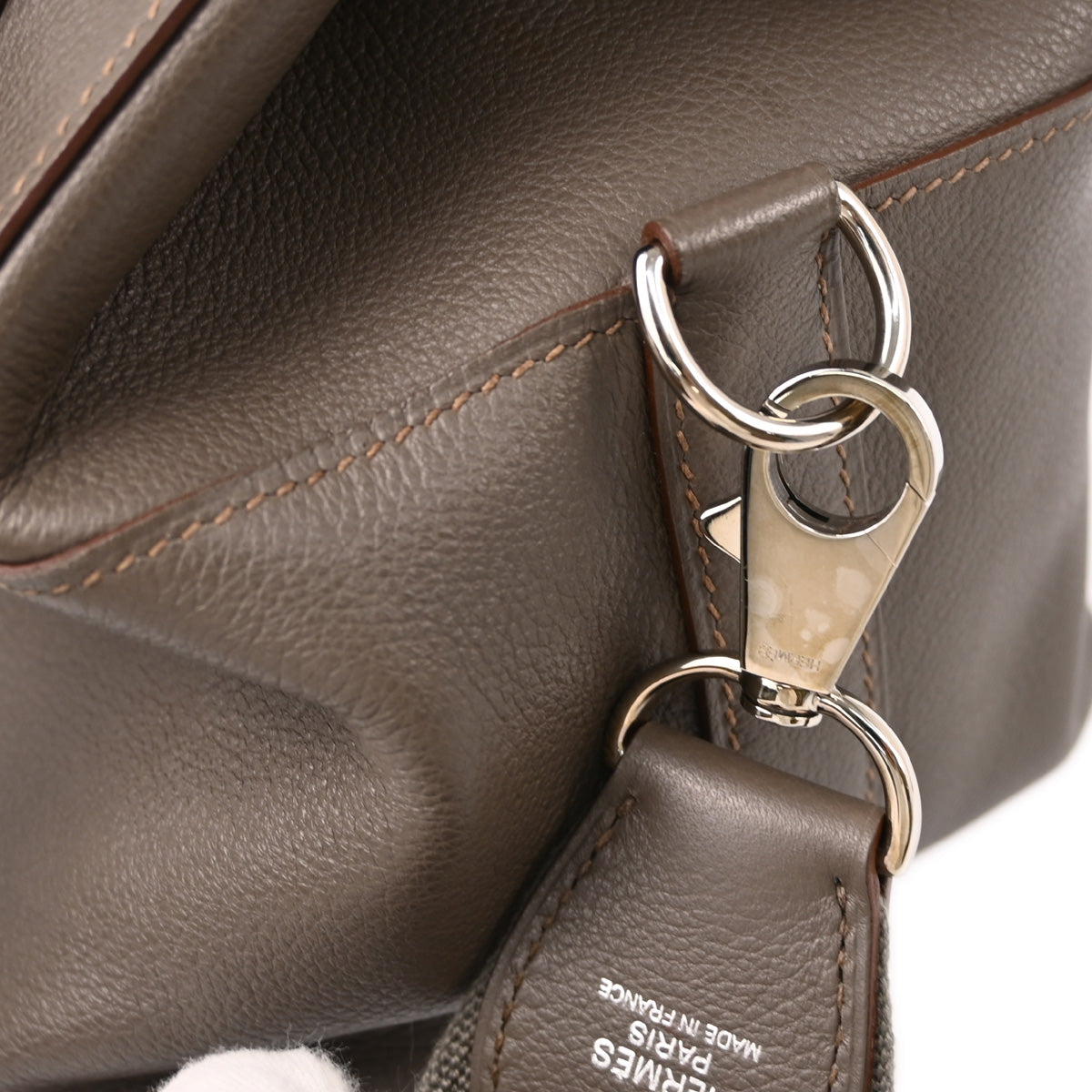 Hermes 2016 Etain Evercolor Toolbox 20 2way Shoulder Handbag