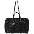 Chanel 2014-2015 Black Lambskin 2way Shoulder Handbag