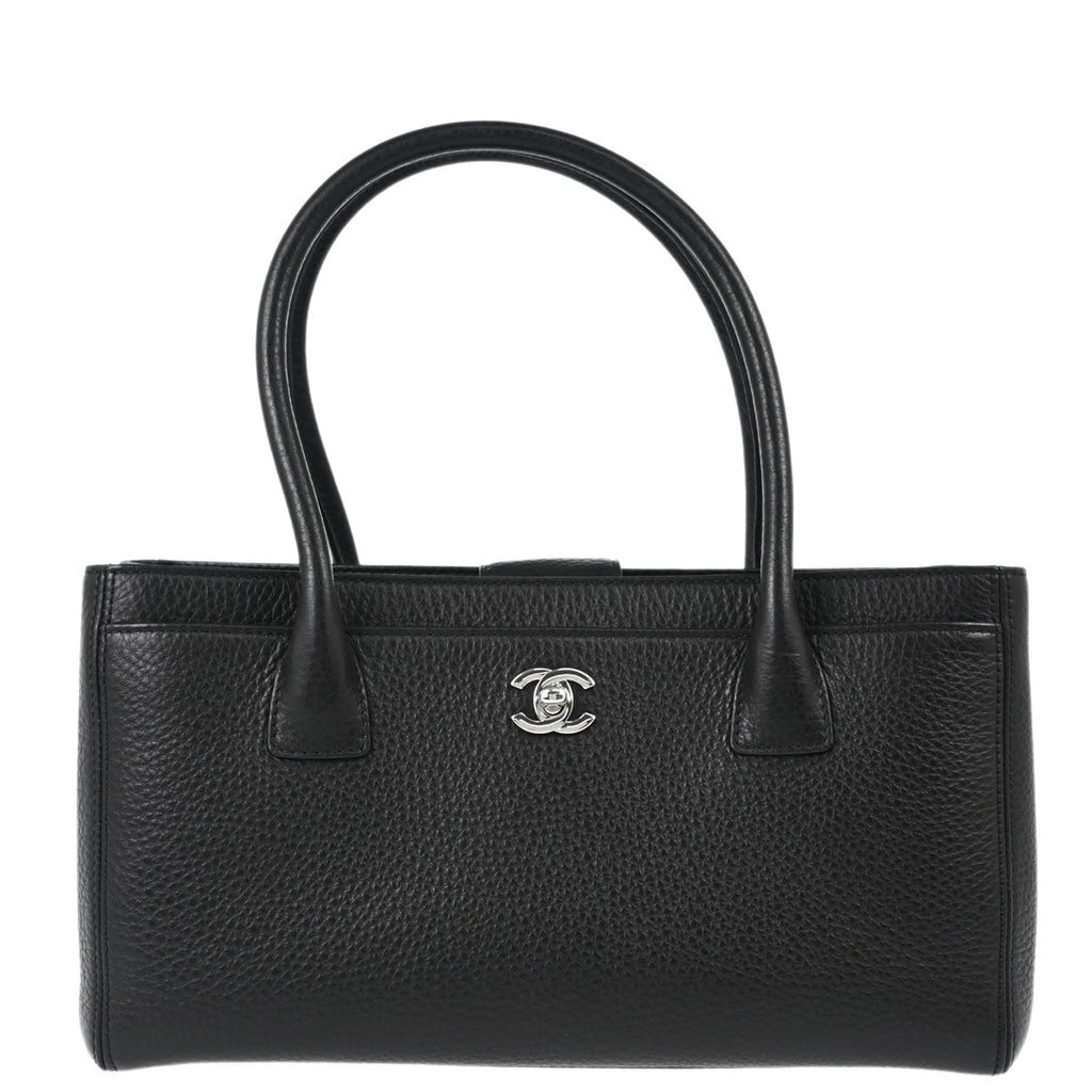 Chanel 2014-2015 Black Deerskin Executive Cerf Tote Shoulder Bag