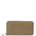 Hermes 2013 Etoupe Gray Epsom Azap Zip-Around Long Wallet