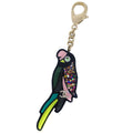Chanel 2017 Black Parrot Chain Bag Charm 17C Small Good