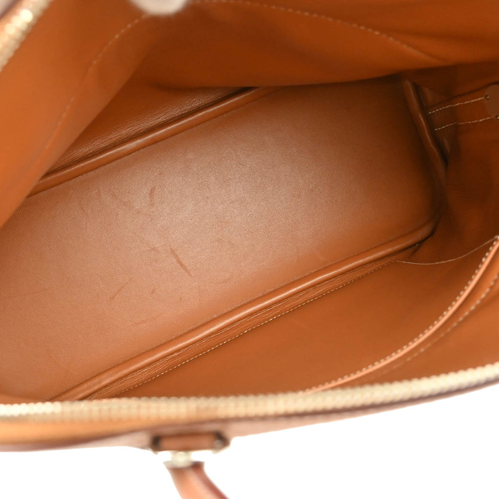 Hermes 2015 Gold Taurillon Clemence Bolide 31 2way Shoulder Handbag