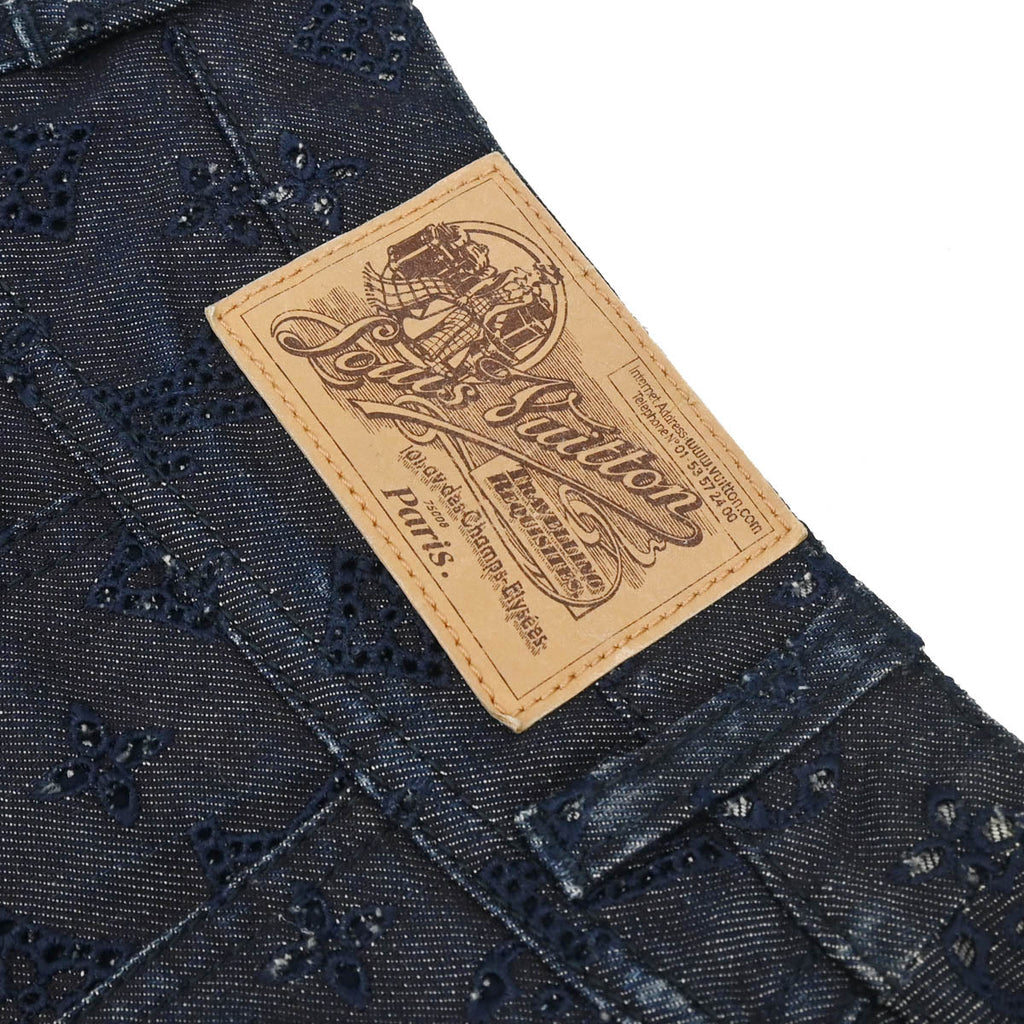 Louis Vuitton 2010 Denim Skirt Navy #34