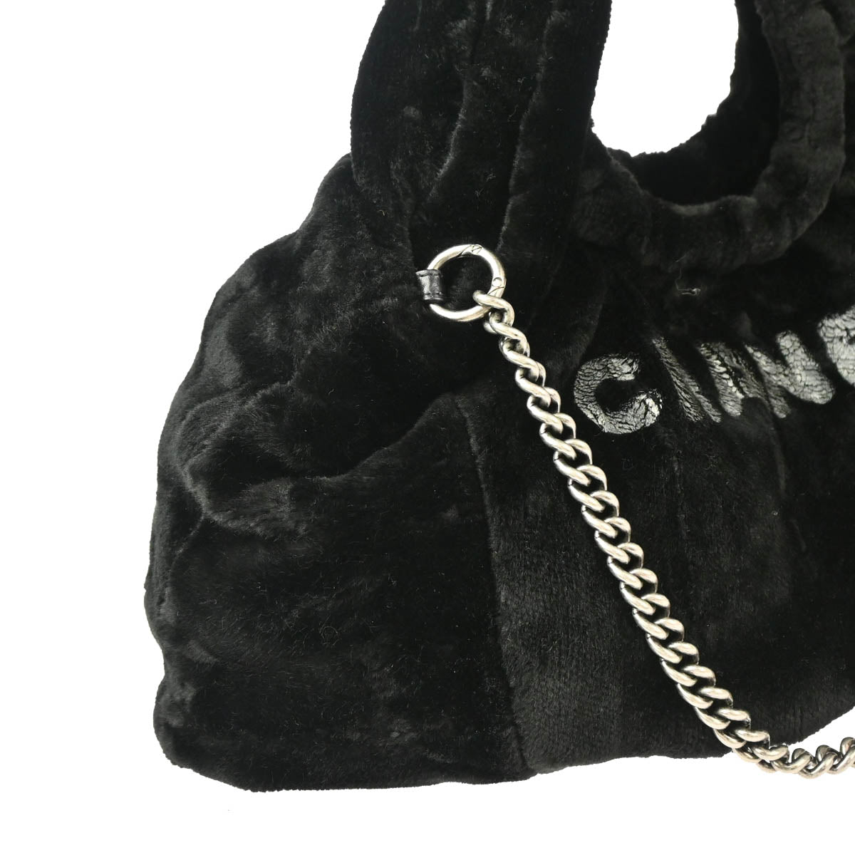 Chanel 2010-2011 Faux Fur Hobo Tote Bag